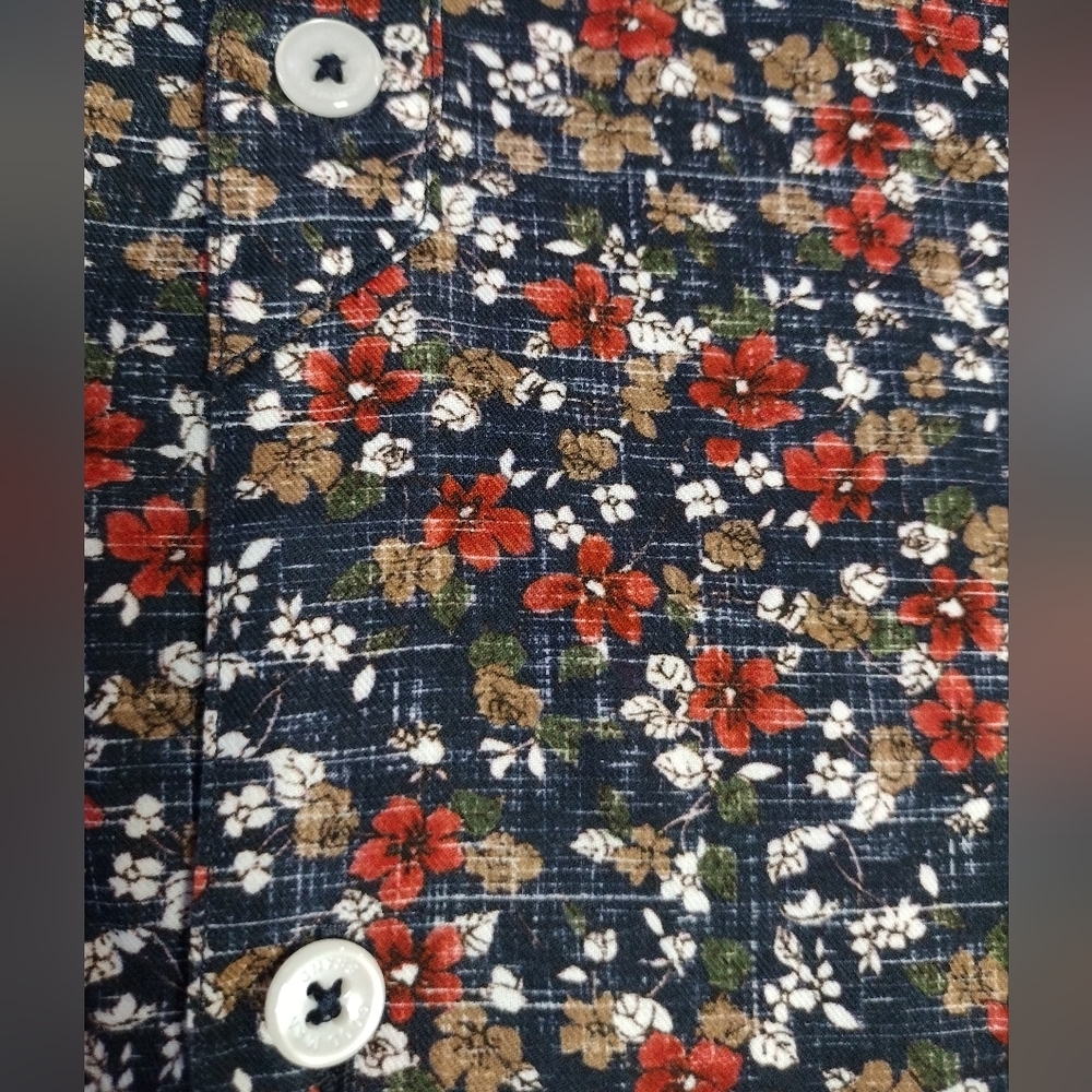 Good Man Brand Floral Long Sleeve Button Down Shirt NWT - Picture 7 of 9